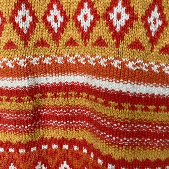 Vintage Adrienne Vittadini Sport 80% silk 20% cotton Sweater L 3/4 sleeve - Picture 5 of 10